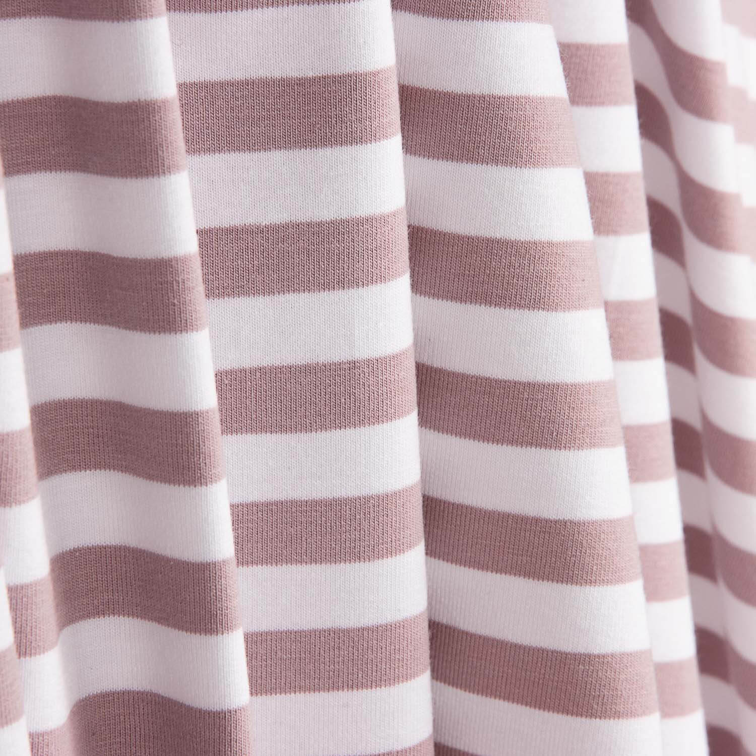 Point Coton Rayures Rose et Blanc - Ribes y Casals