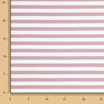 Point Coton Rayures Rose et Blanc - Ribes y Casals