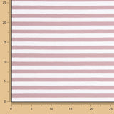 Point Coton Rayures Rose et Blanc - Ribes y Casals