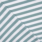 Point Coton Rayures Bleu Vert et Blanc - Ribes y Casals