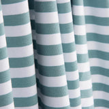 Point Coton Rayures Bleu Vert et Blanc - Ribes y Casals
