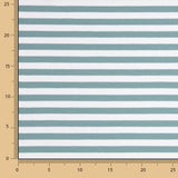 Point Coton Rayures Bleu Vert et Blanc - Ribes y Casals