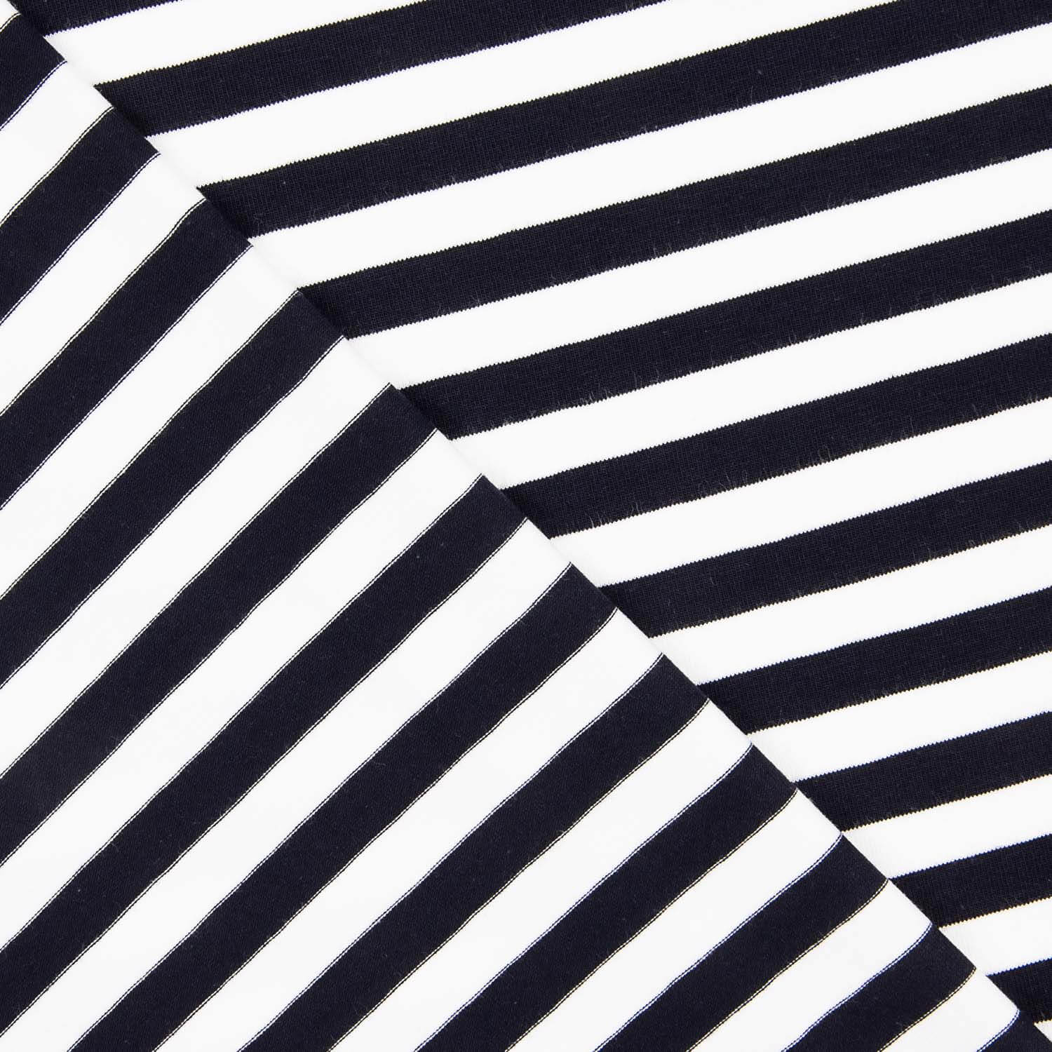 Point Coton Rayures Bleu Marine et Blanc - Ribes y Casals