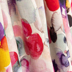 Lin et viscose imprimé abstrait multicolore - Ribes y Casals