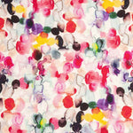 Lin et viscose imprimé abstrait multicolore - Ribes y Casals