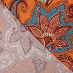 Punto Viscose Paisley Bohemien Orange - Ribes y Casals