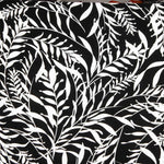 Point viscose Feuilles graphiques Noir et blanc - Ribes y Casals