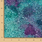 Point Coton Batik Vert et Violet - Ribes y Casals