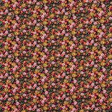 Viscose imprimée florale Boheme Noir - Ribes y Casals