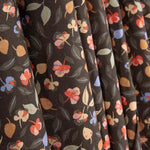 Viscose imprimée Garden Noir - Ribes y Casals