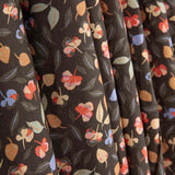 Viscose imprimée Garden Noir - Ribes y Casals