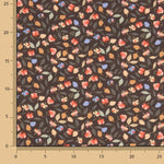 Viscose imprimée Garden Noir - Ribes y Casals