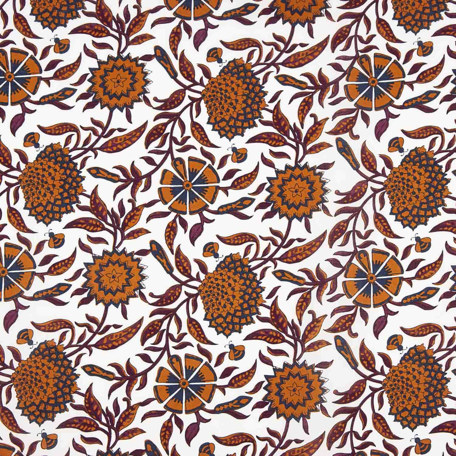 Popeline de coton Jaipur Ivoire - Ribes y Casals