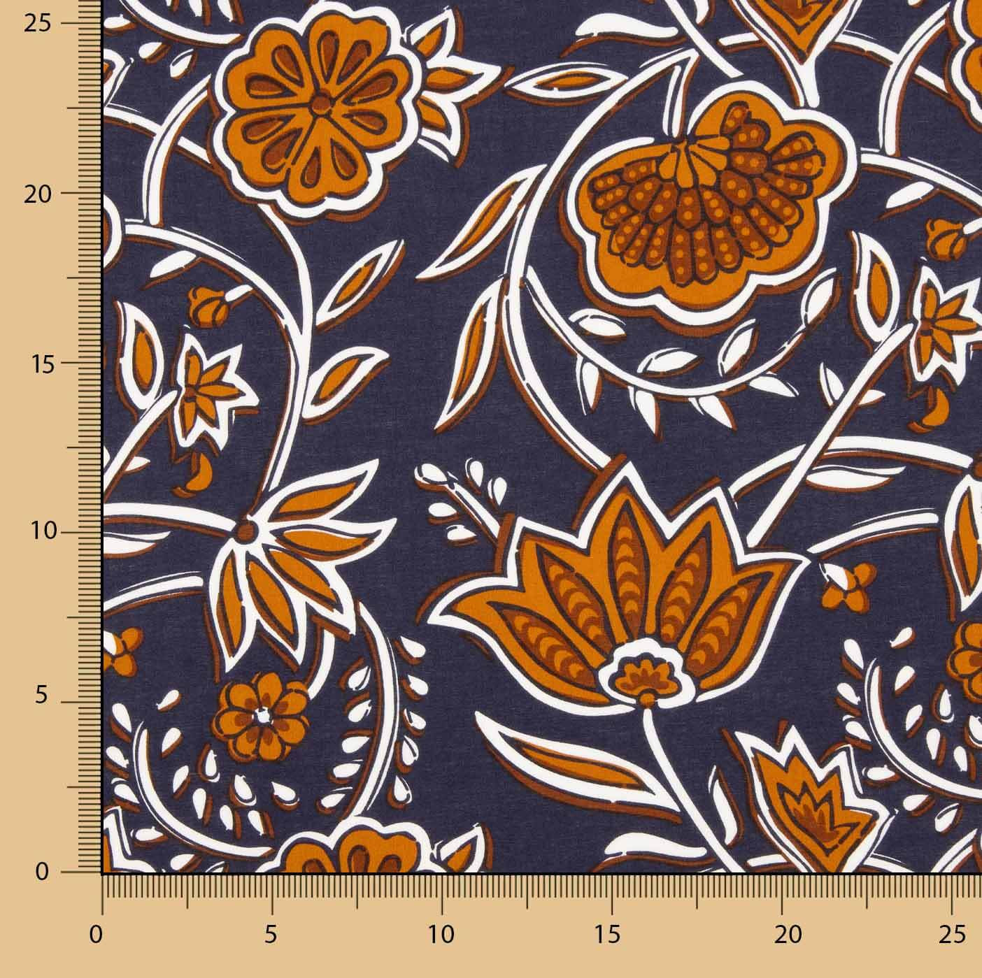 Popeline de coton Jaipur Teja - Ribes y Casals