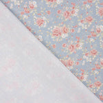 Percale imprimée Nuria Bleu - Ribes y Casals