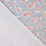 Percale imprimée Nuria Bleu - Ribes y Casals
