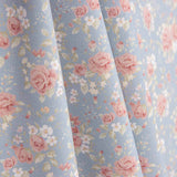 Percale imprimée Nuria Bleu - Ribes y Casals