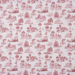 Percale imprimée Silke Rouge - Ribes y Casals