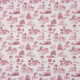 Percale imprimée Silke Rouge - Ribes y Casals