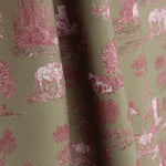 Percale imprimée Silke verte - Ribes y Casals