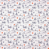 Percale imprimée Yong Rouge - Ribes y Casals