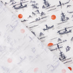 Percale imprimée Yong Rouge - Ribes y Casals