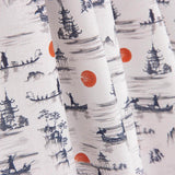 Percale imprimée Yong Rouge - Ribes y Casals