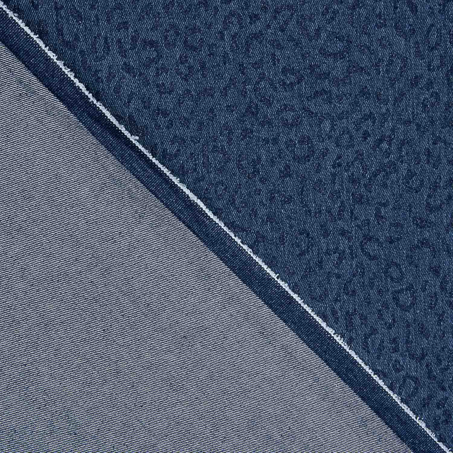 Jean stretch léopard bleu indigo - Ribes y Casals