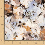 Lin Viscose Imprimé abstrait mat - Ribes y Casals