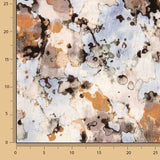 Lin Viscose Imprimé abstrait mat - Ribes y Casals