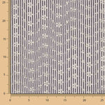 Coton brodé à rayures noires - Ribes y Casals