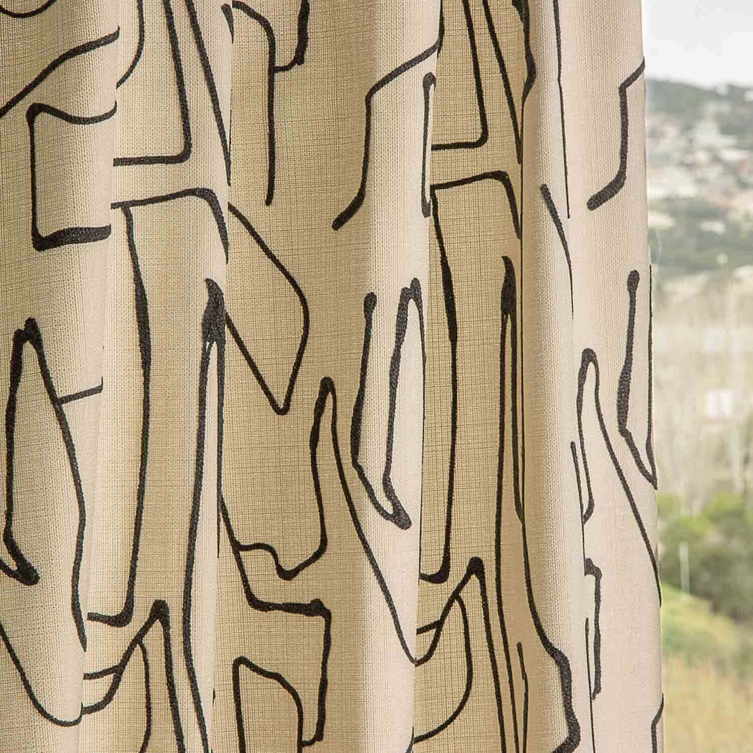 Panama brodé Zigi noir - Ribes y Casals