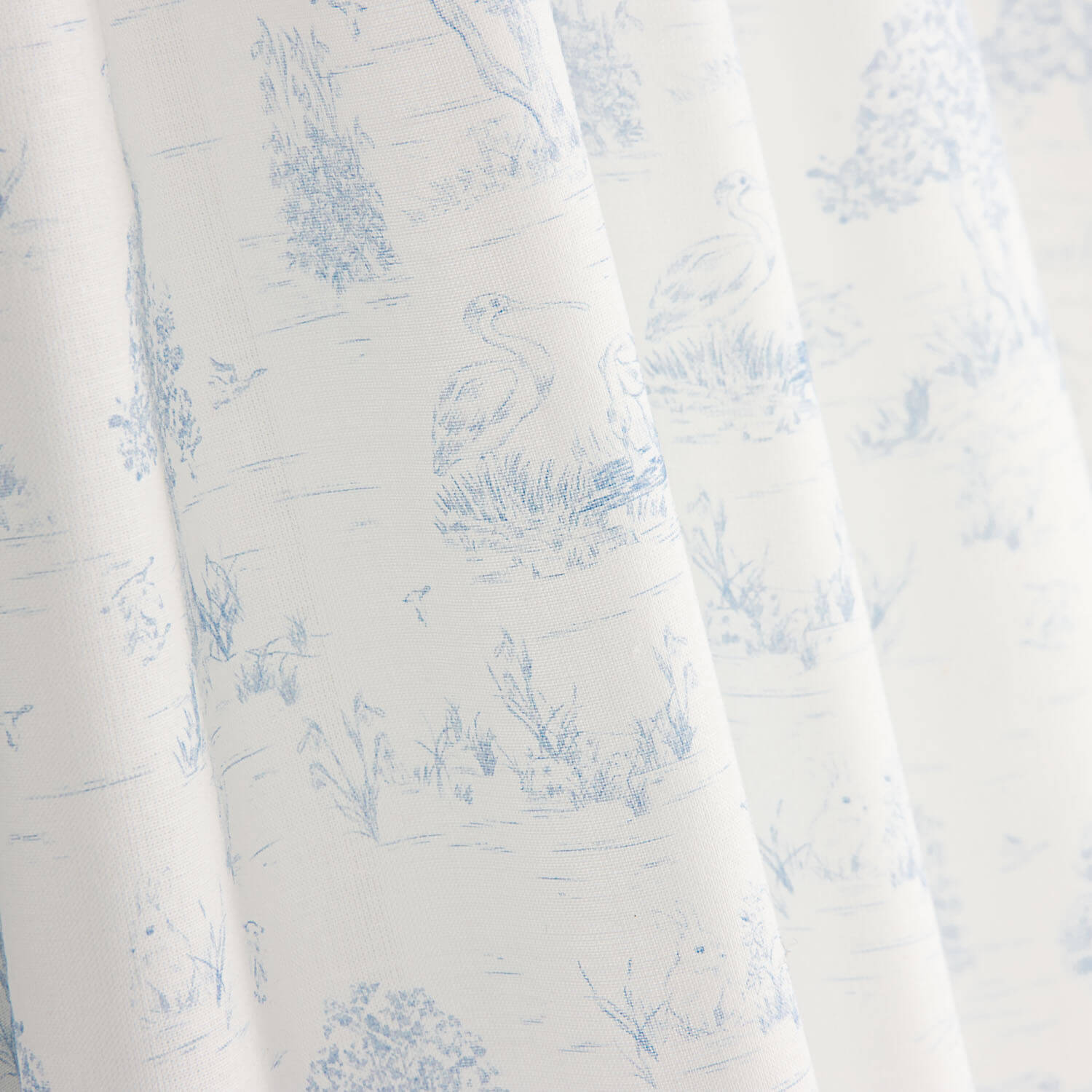 Popeline de coton Blue Countryside - Ribes y Casals