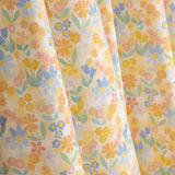 Popeline de coton Honey Blue Meadow - Ribes y Casals