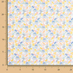 Popeline de coton Blue y Honey Garden - Ribes y Casals