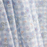 Popeline de coton Blue Cottage Meadow - Ribes y Casals