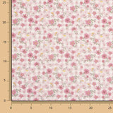Popeline de coton Pink Cottage Meadow - Ribes y Casals