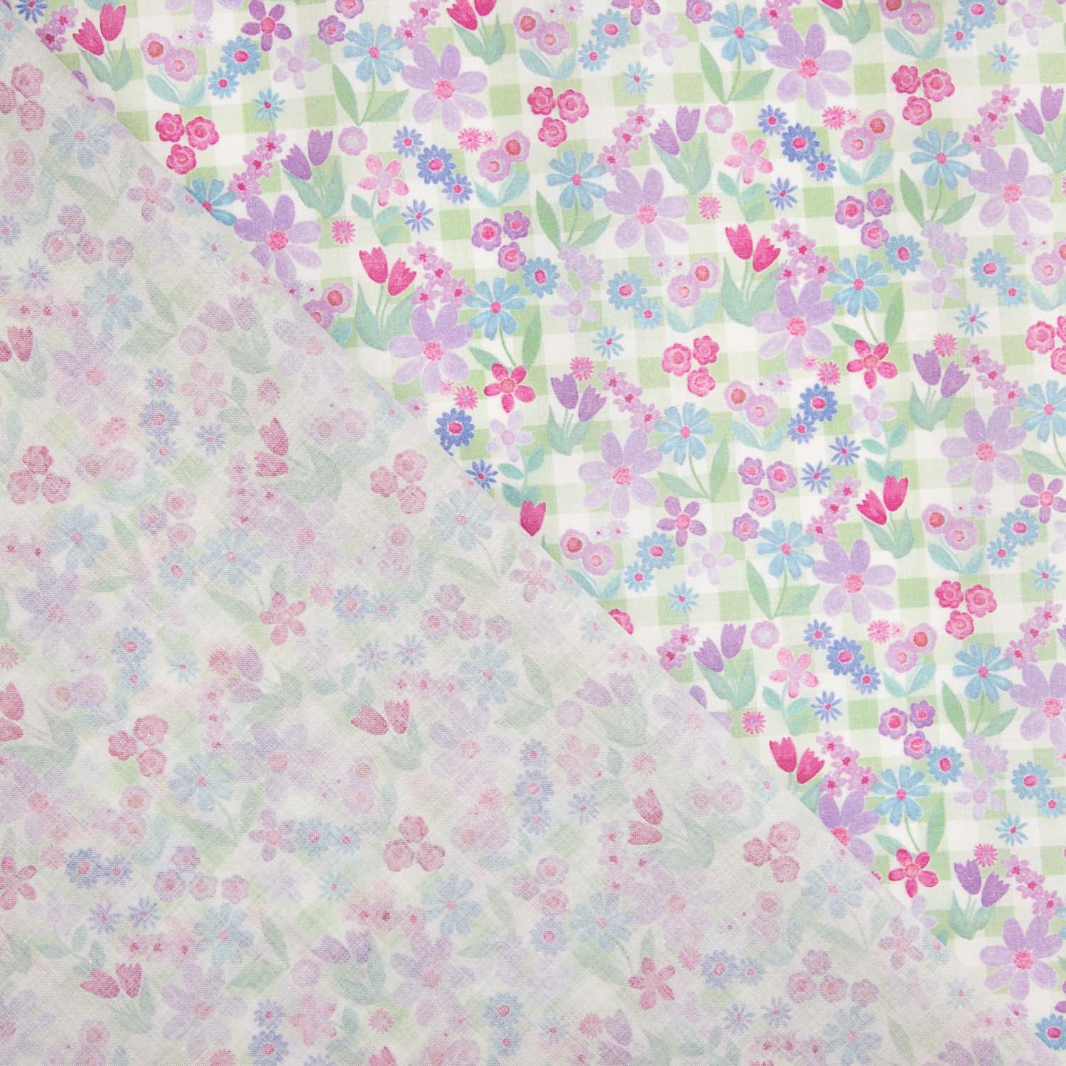 Popeline de coton Lavender Meadow - Ribes y Casals