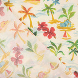 Popeline de coton Aloha Paradise Sun - Ribes y Casals