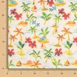 Popeline de coton Aloha Paradise Sun - Ribes y Casals