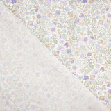 Popeline de coton Vintage Lavender Garden - Ribes y Casals