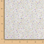Popeline de coton Vintage Lavender Garden - Ribes y Casals