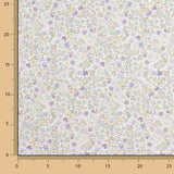 Popeline de coton Vintage Lavender Garden - Ribes y Casals