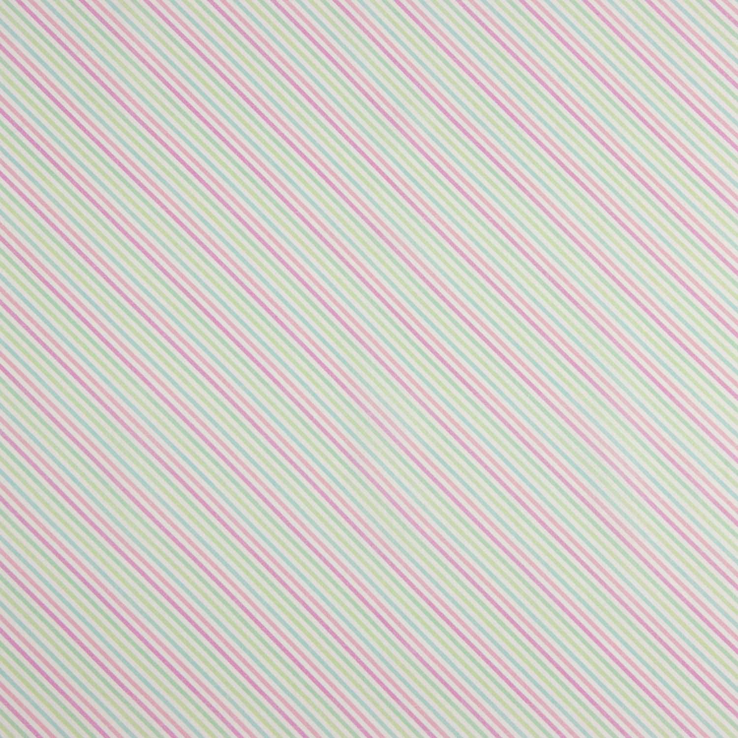 Popeline de coton Candy Stripes - Ribes y Casals