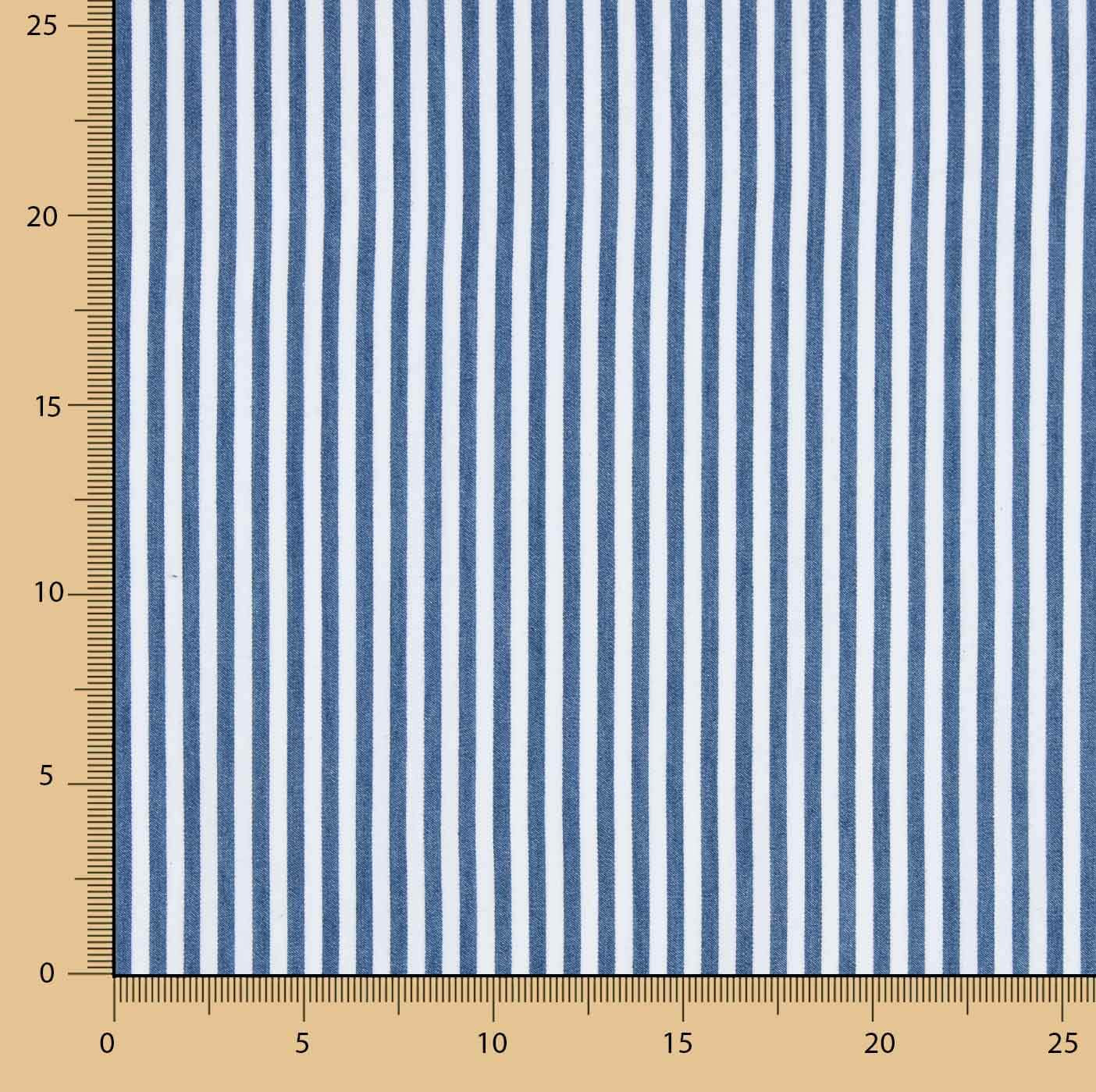 Sarga Fina Coton Rayures Bleu Marine - Ribes y Casals