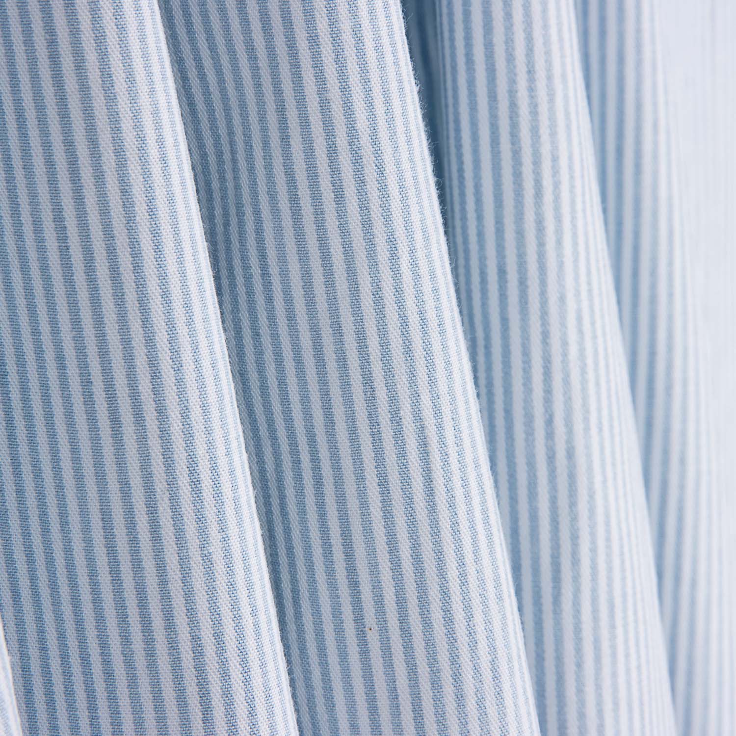 Sarga Fina Coton Rayures Mini Bleu Clair - Ribes y Casals