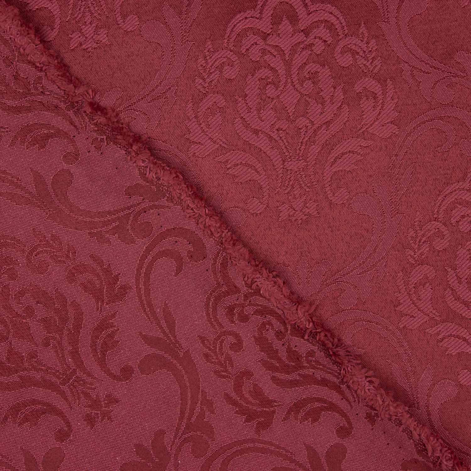Toile jacquard Pompeya Bordeaux - Ribes y Casals