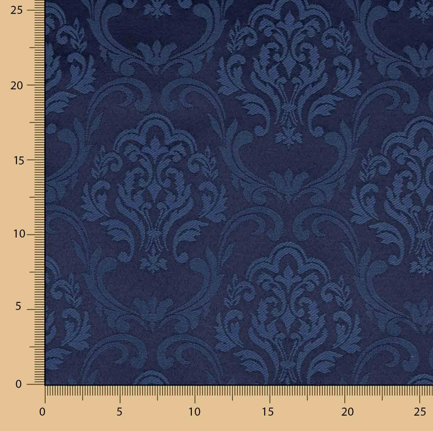 Toile jacquard Pompeya Marino - Ribes y Casals