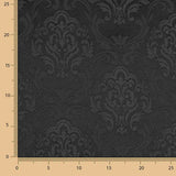 Toile jacquard Pompeya Noir - Ribes y Casals