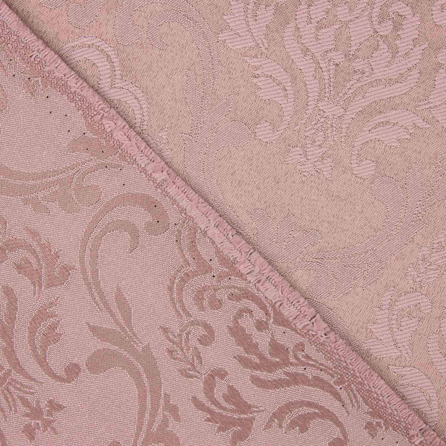 Toile jacquard Pompeya Rose Rhubarbe - Ribes y Casals